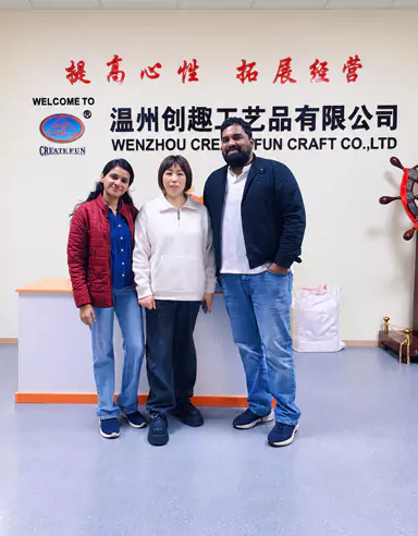 Siniyasat ng mga mamimili ang pabrika ng Wenzhou Create Fun Craft Co., Ltd
