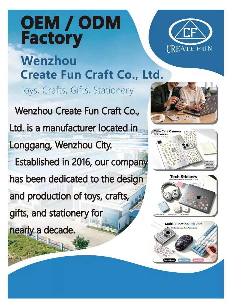 Wenzhou Create Fun Craft Co., Ltd. Nagniningning sa Global Expo: Isang Dekada ng Innovation sa Custom Stickers at DIY Toys