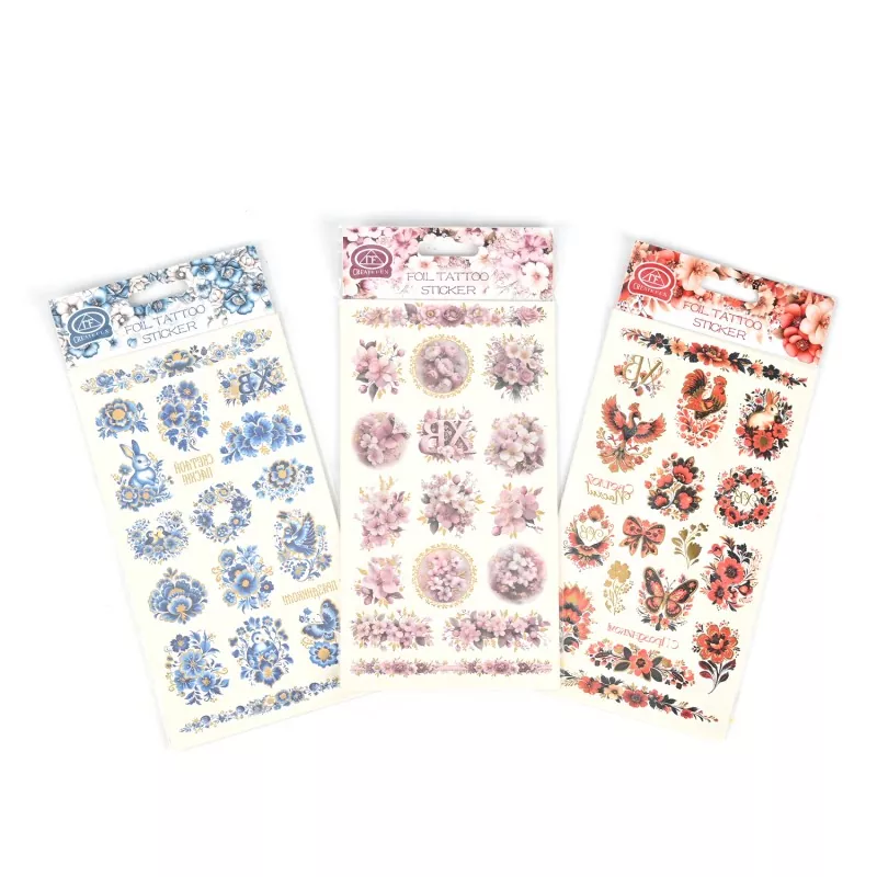 Makukulay na Temporary Tattoo Sticker
