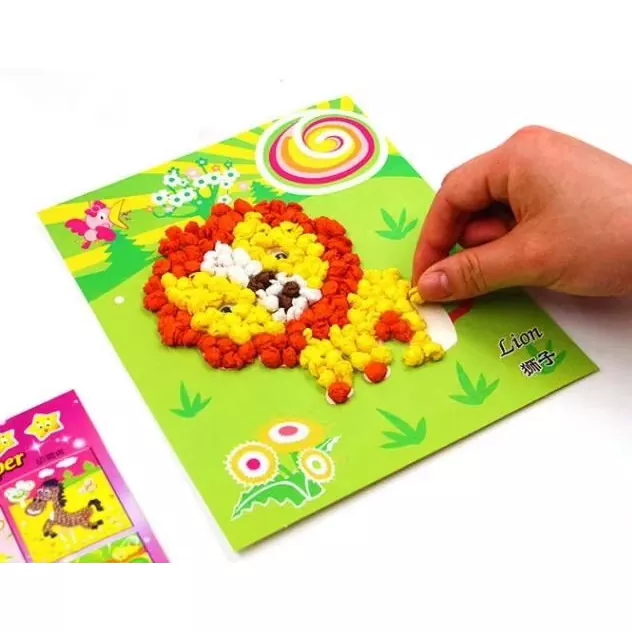 DIY Flock Art na Laruang