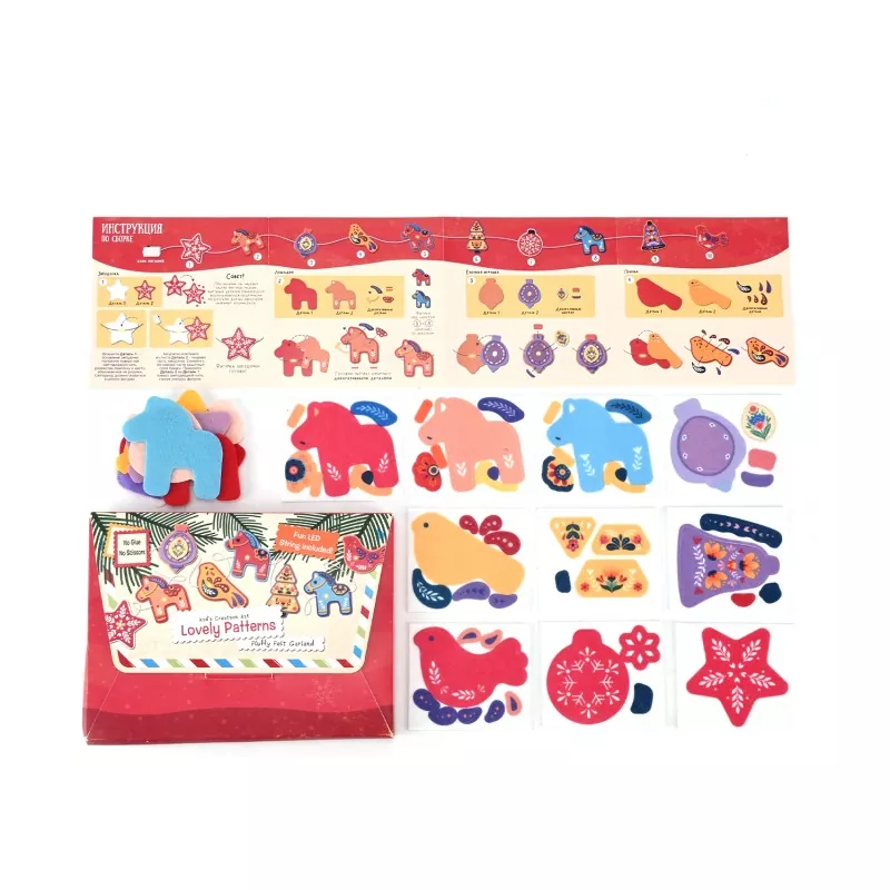 Buong Kulay na Proseso ng Printed Felt Sticker