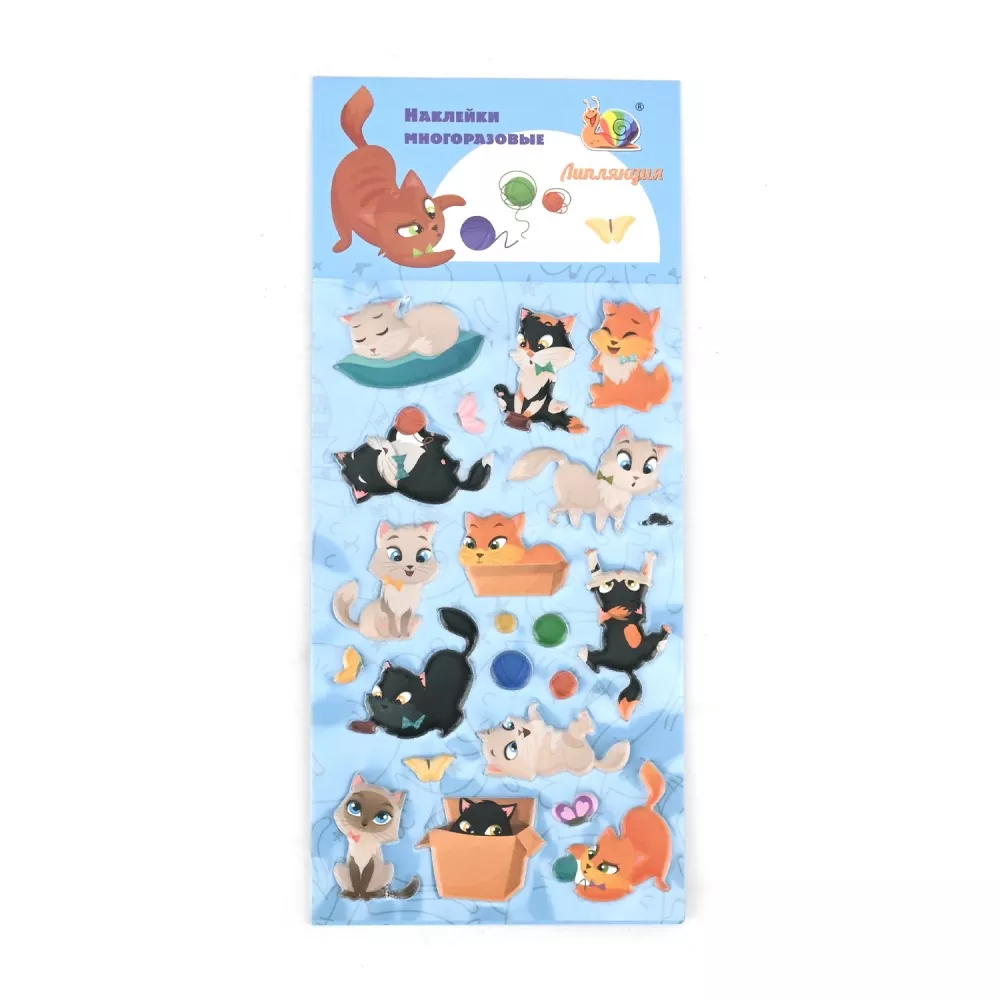 PU Faux Leather Puffy Sticker na may Sponge Back